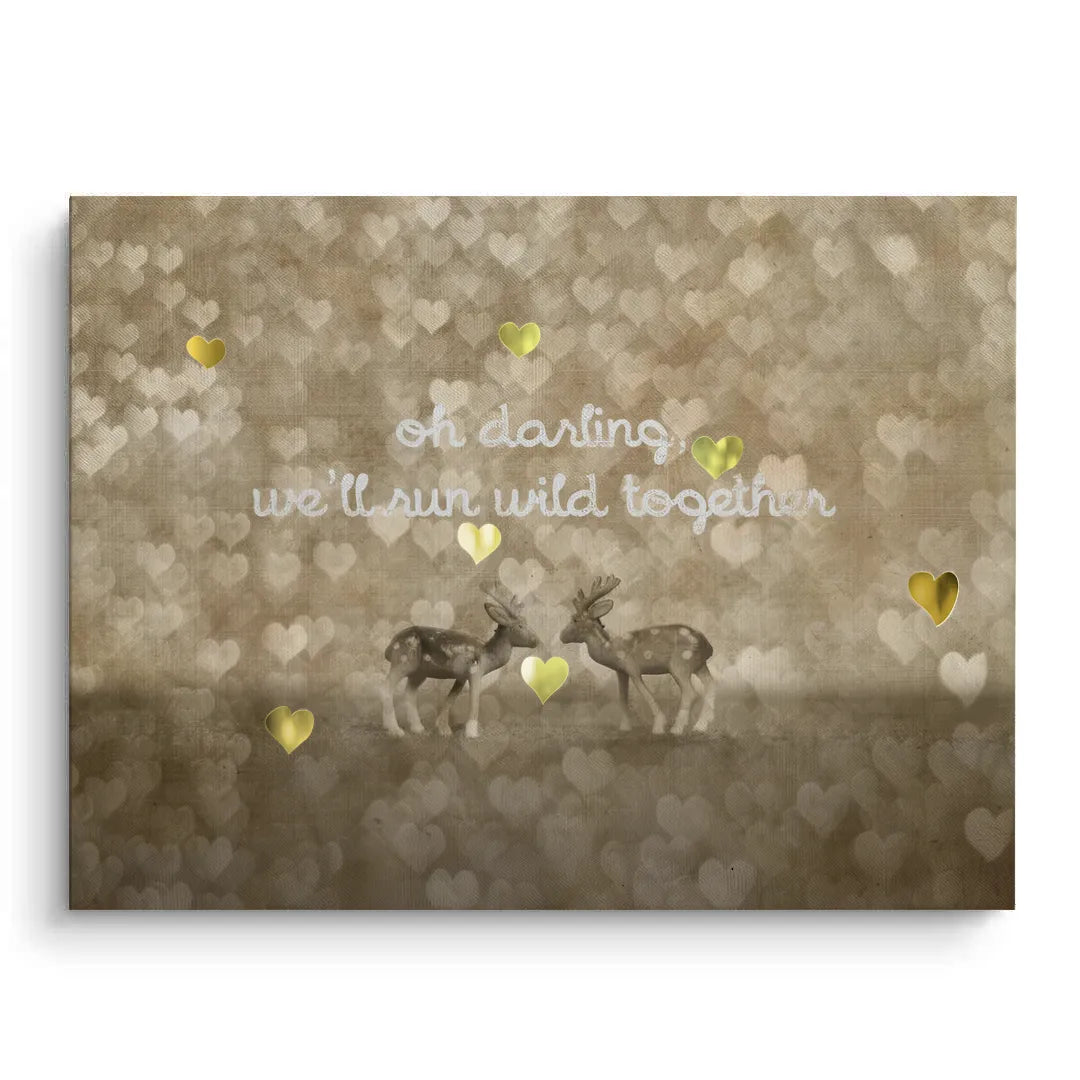 We_ll Run Wild Together - Canvas - Jasmineart.ae