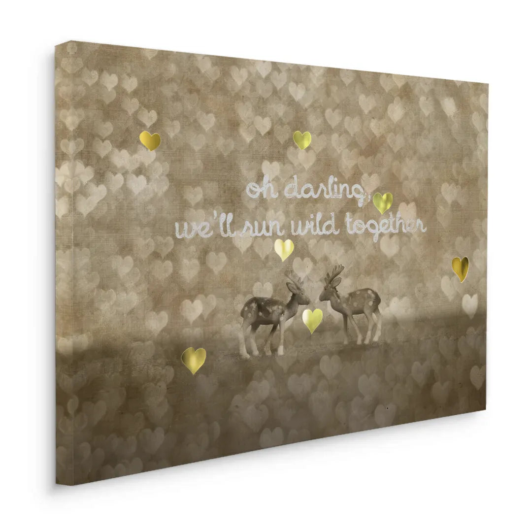 We_ll Run Wild Together - Canvas - Jasmineart.ae