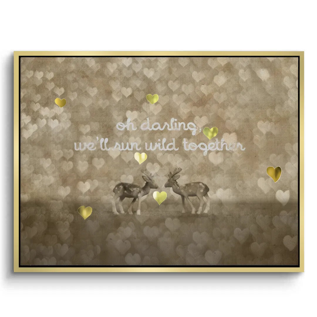 2We_ll Run Wild Together - Canvas