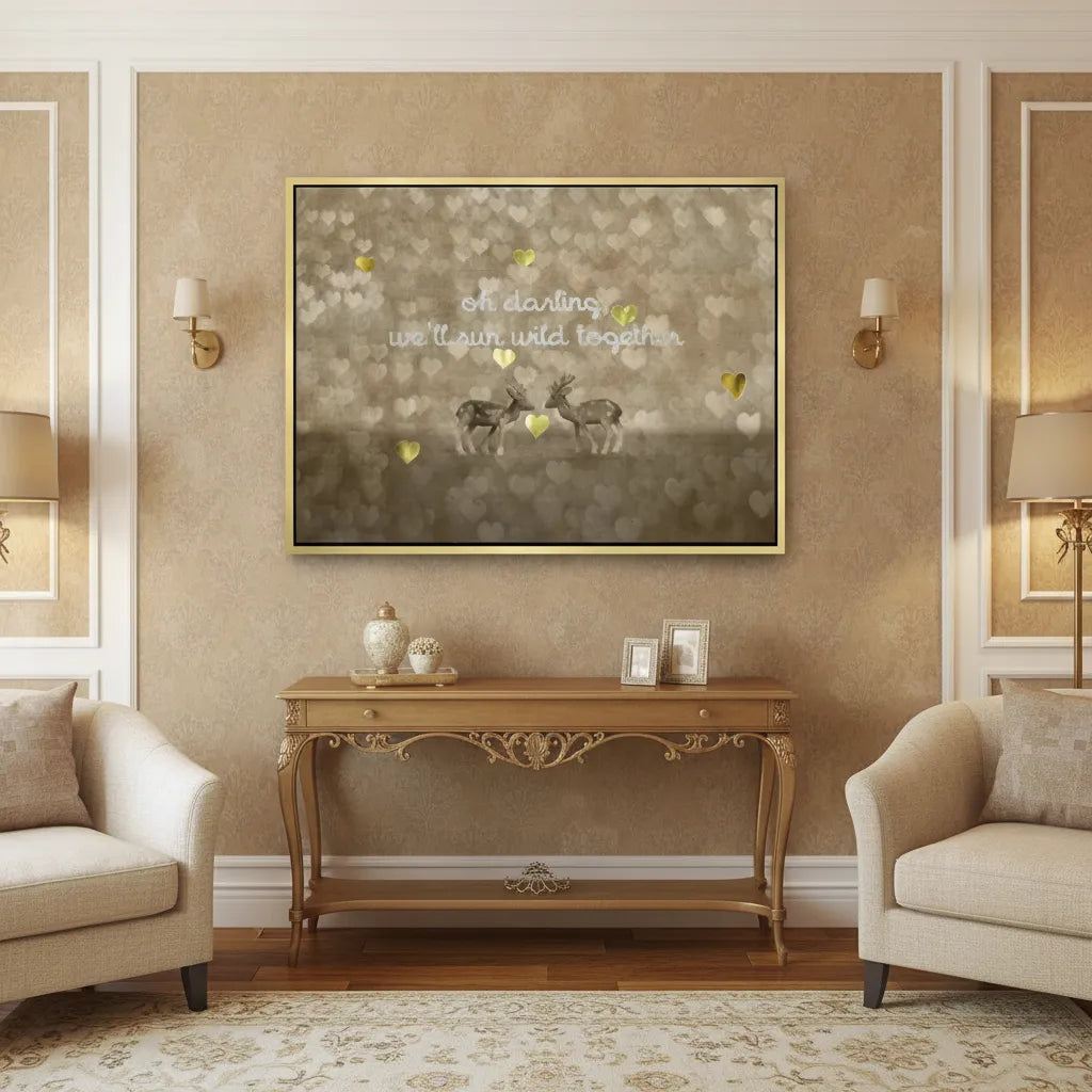 We_ll Run Wild Together - Canvas - Jasmineart.ae