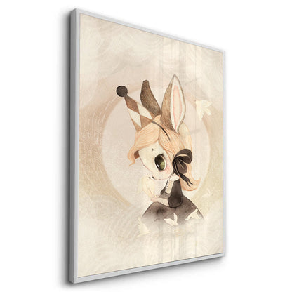 Whimsical Bunny Girl - Fine Art