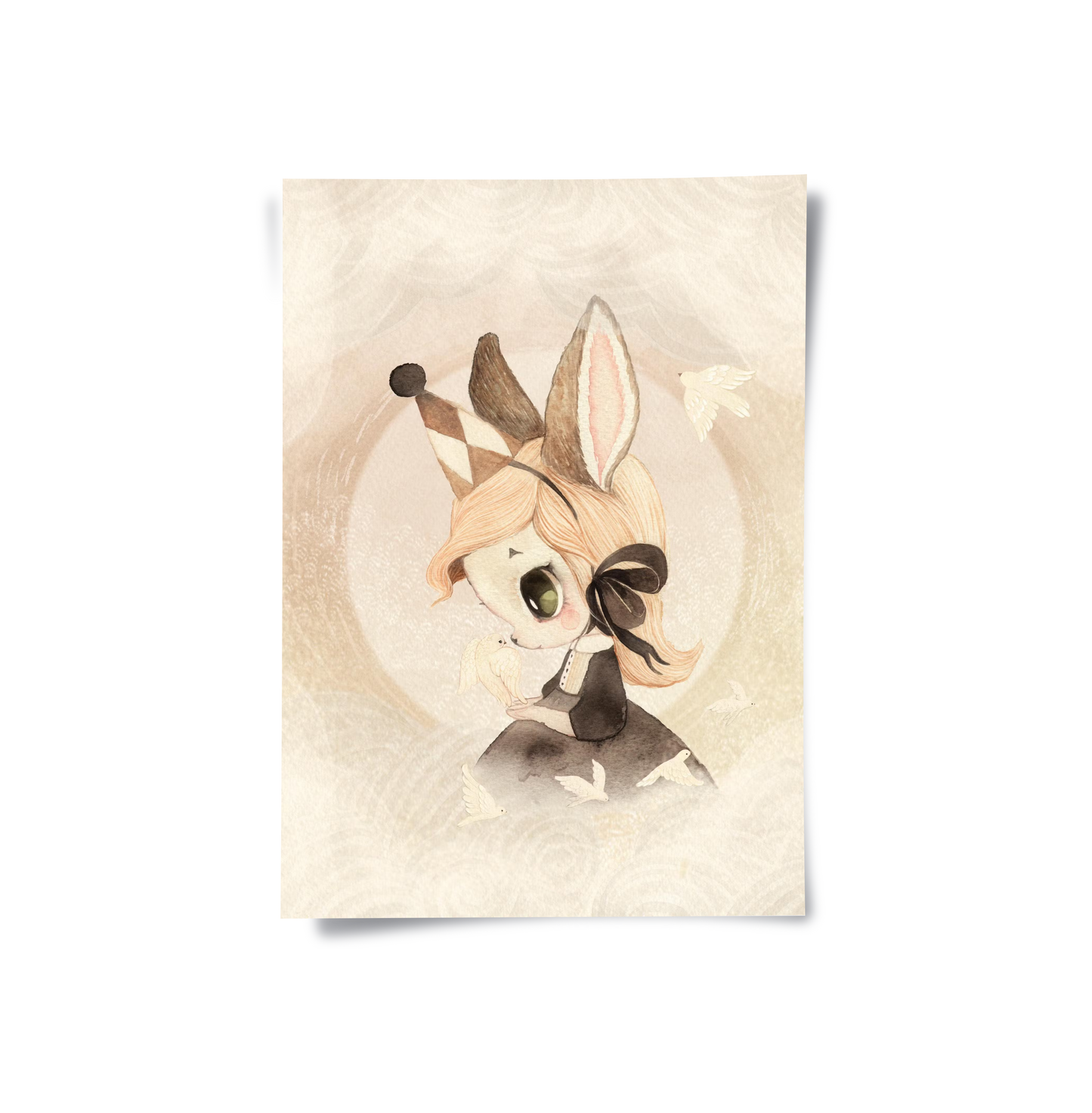 2Whimsical Bunny Girl - Poster