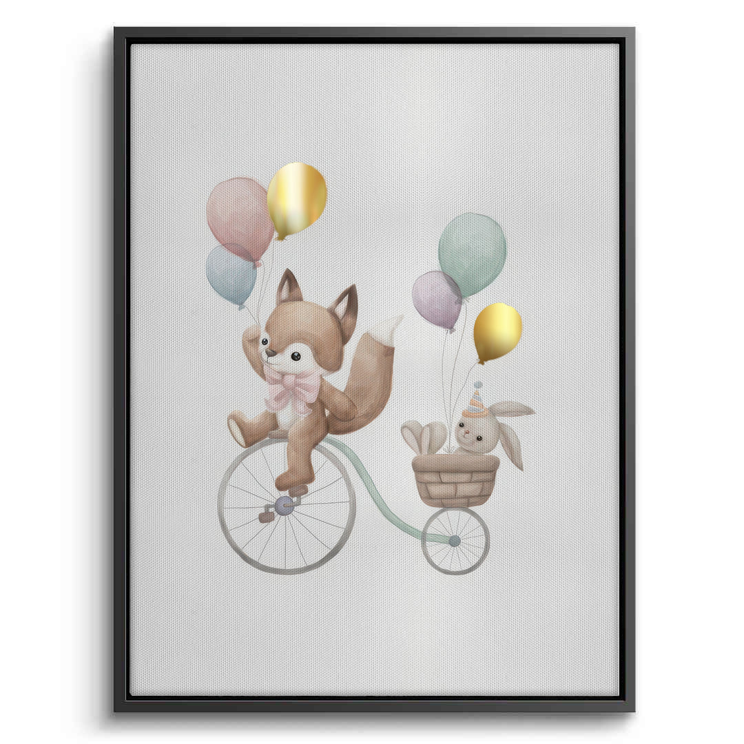 2Whimsical Woodland Friends - Canvas
