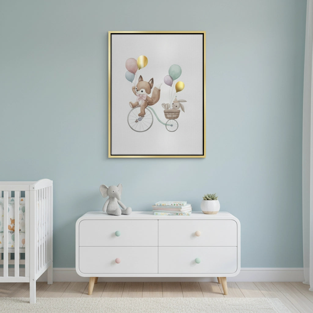 2Whimsical Woodland Friends - Canvas