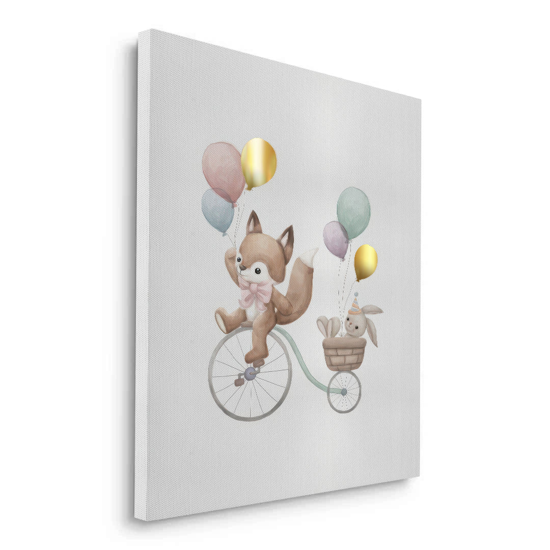 2Whimsical Woodland Friends - Canvas