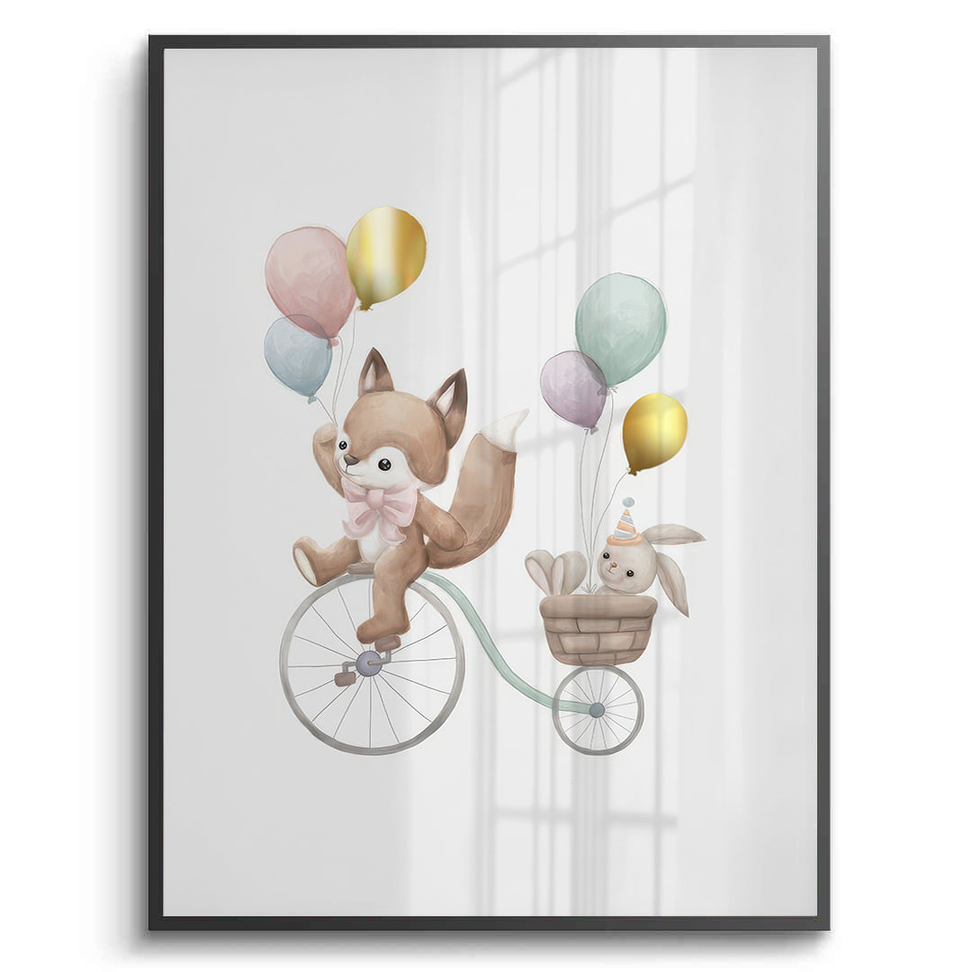 2Whimsical Woodland Friends - Fine Art