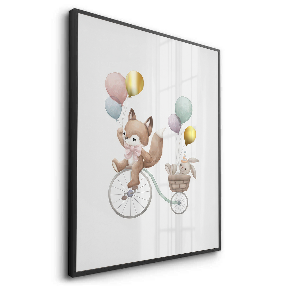 Whimsical Woodland Friends - Fine Art - Jasmineart.ae
