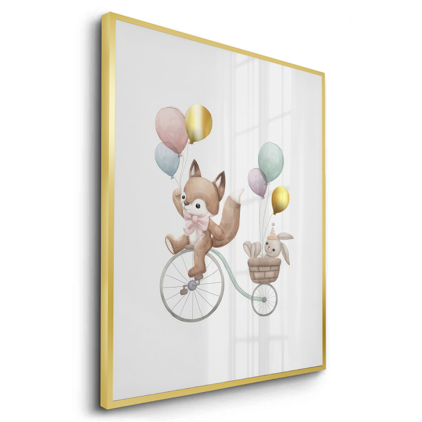 2Whimsical Woodland Friends - Fine Art