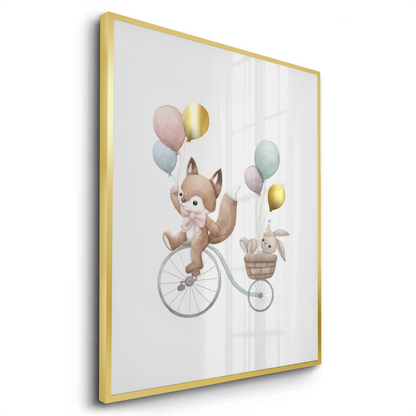 Whimsical Woodland Friends - Fine Art