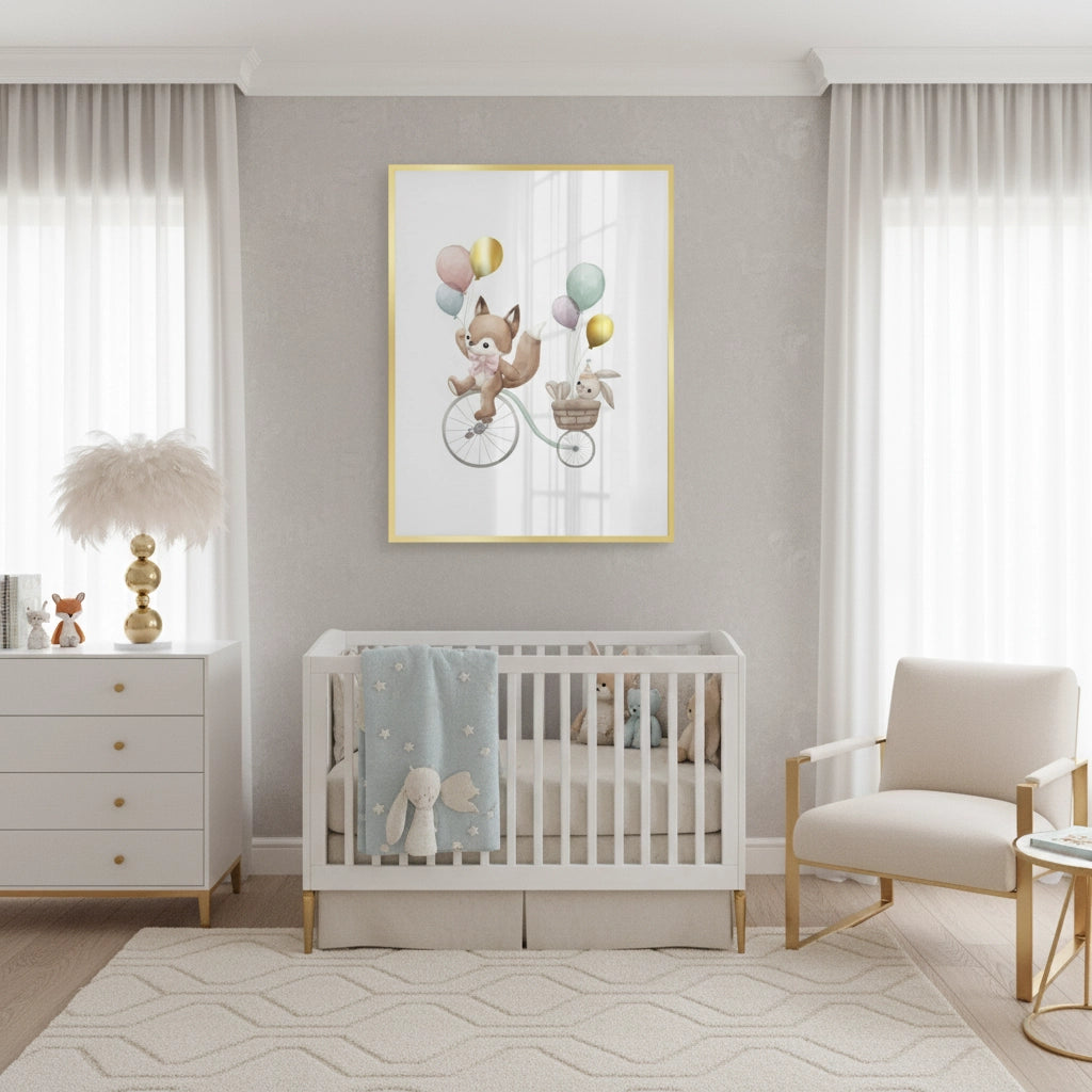 2Whimsical Woodland Friends - Fine Art