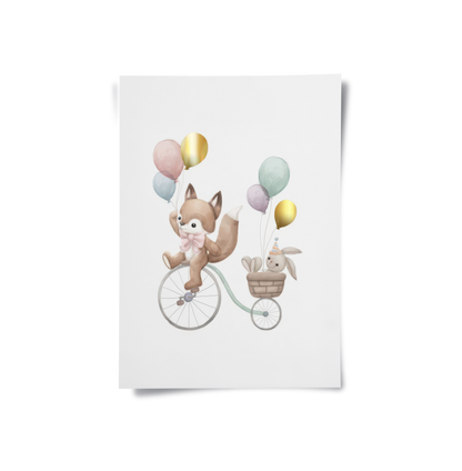 Whimsical Woodland Friends - Poster