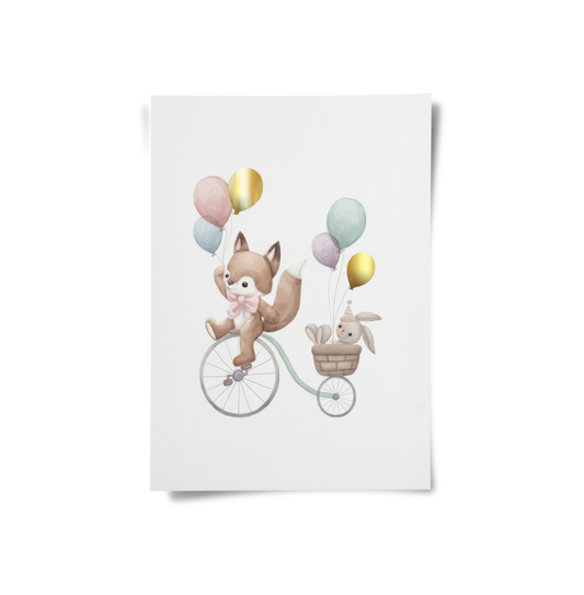 Whimsical Woodland Friends - Poster