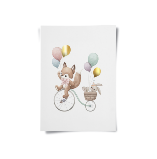 Whimsical Woodland Friends - Poster