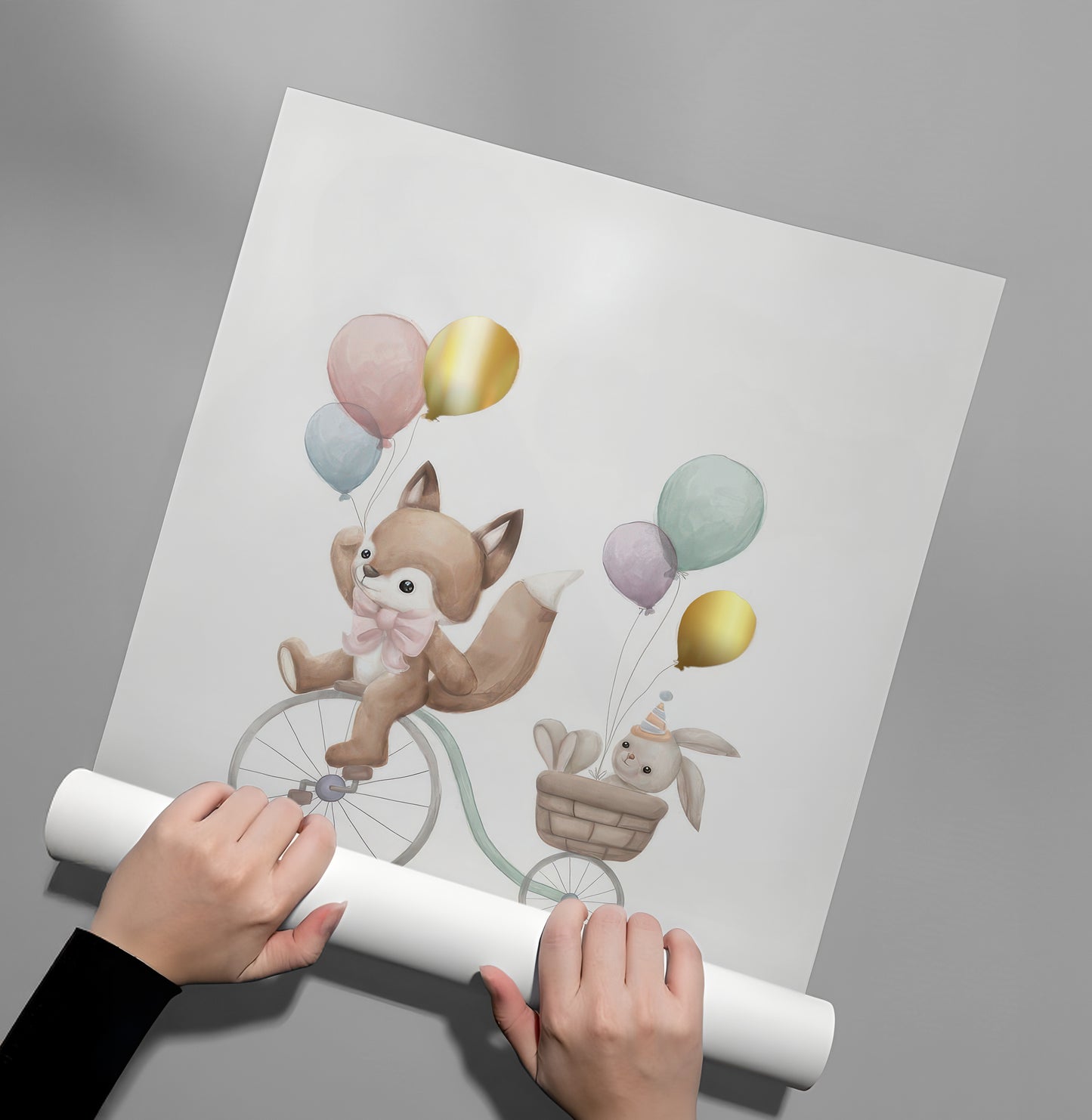 2Whimsical Woodland Friends - Poster