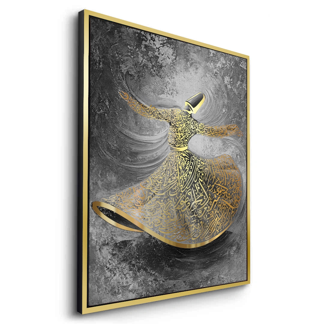 2Whirling Dervish Sufi Art - Canvas