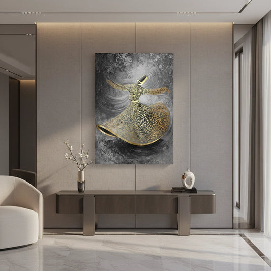 Whirling Dervish Sufi Art - Canvas