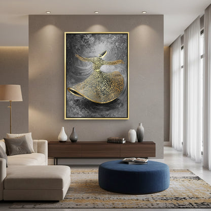 Whirling Dervish Sufi Art - Canvas