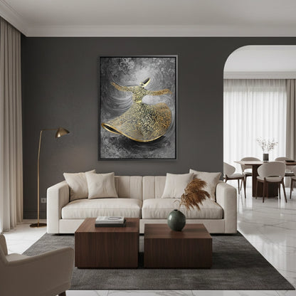Whirling Dervish Sufi Art - Canvas