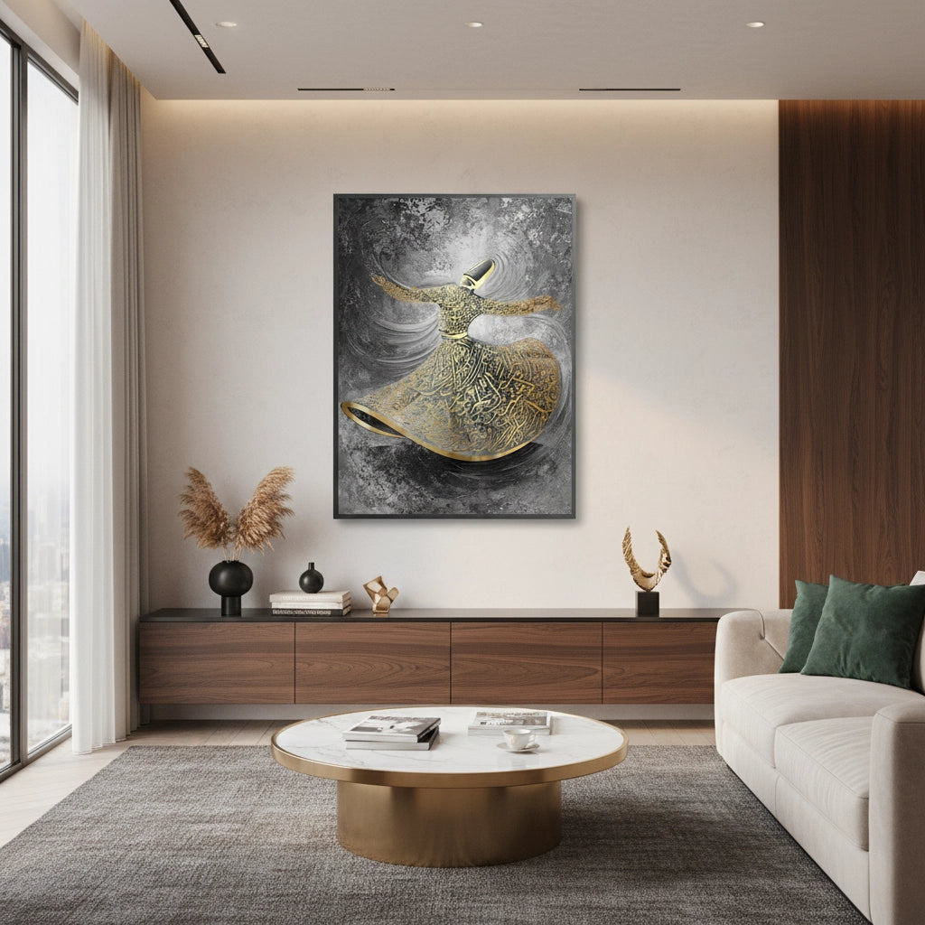 Whirling Dervish Sufi Art - Fine Art
