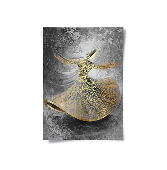 Whirling Dervish Sufi Art - Poster
