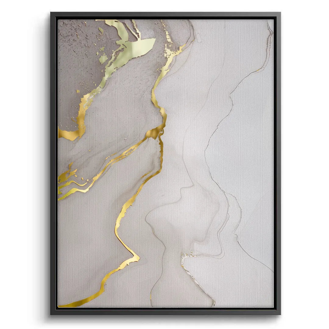 Whispering Gold Set of 2 - Canvas - Jasmineart.ae