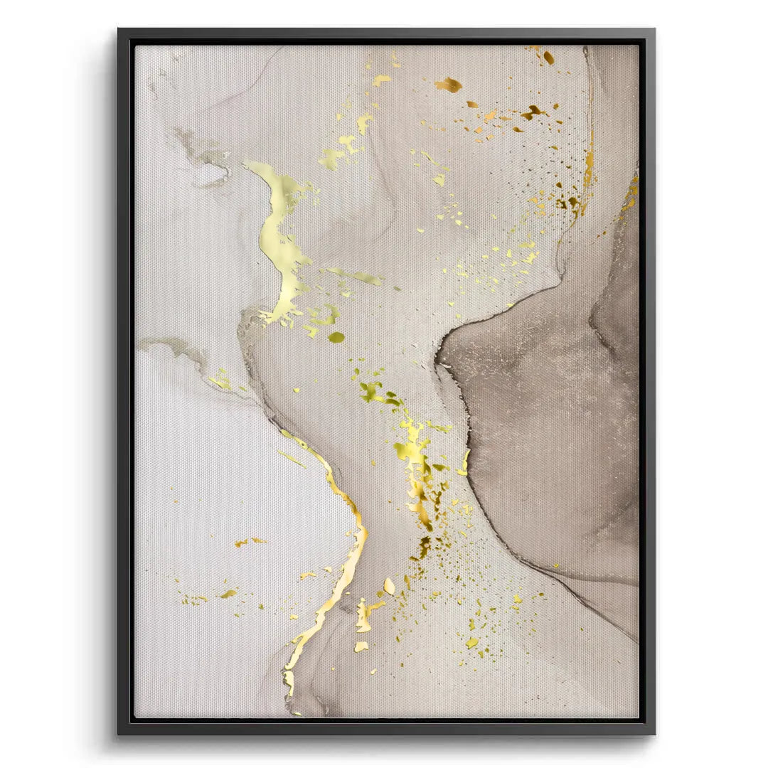 Whispering Gold Set of 2 - Canvas - Jasmineart.ae