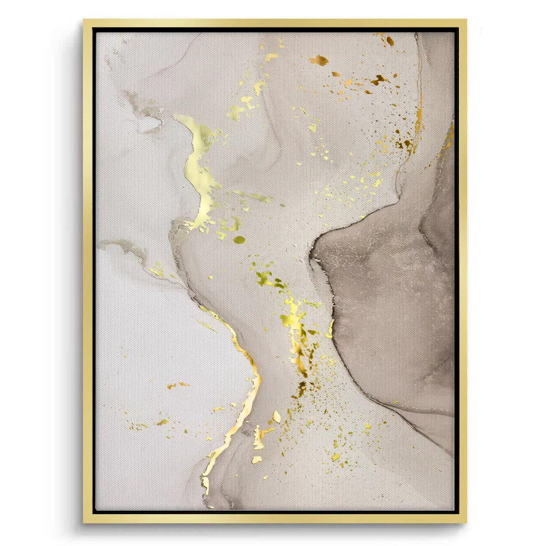Whispering Gold Set of 2 - Canvas - Jasmineart.ae