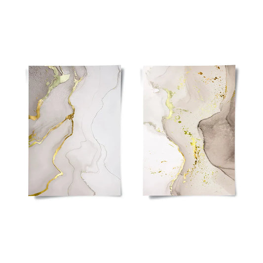 Whispering Gold Set of 2 - Poster
