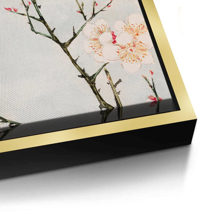 White Plum Blossoms - Canvas
