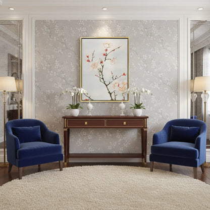 White Plum Blossoms - Canvas