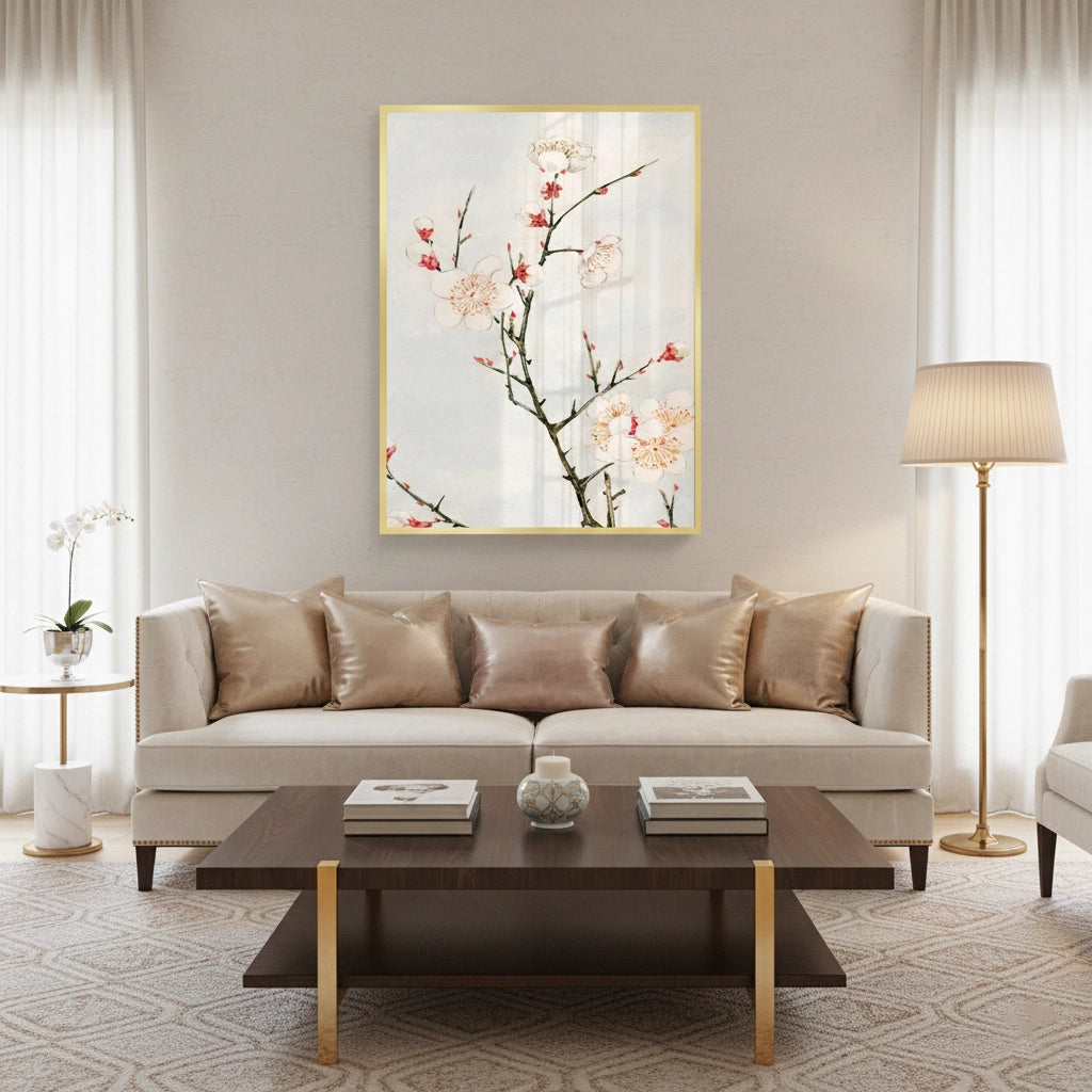 2White Plum Blossoms - Fine Art