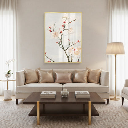 White Plum Blossoms - Fine Art