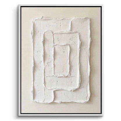 White Textured Geometry #WTG439