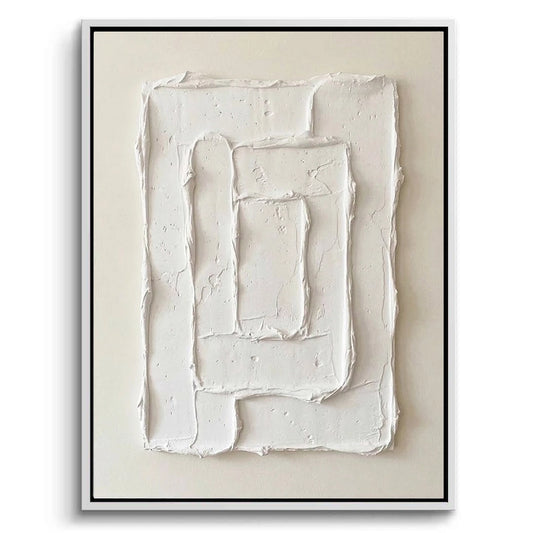 White Textured Geometry #WTG439