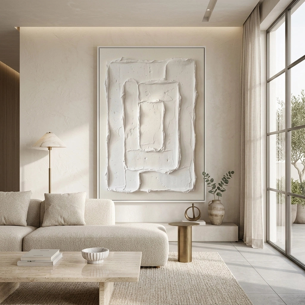 2White Textured Geometry #WTG439