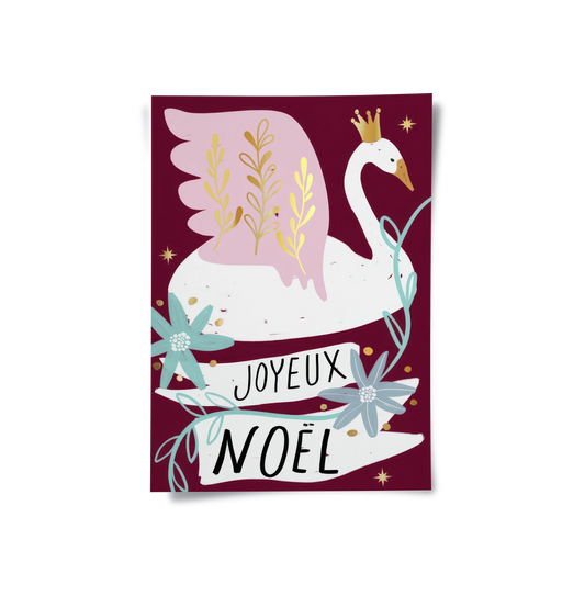 Winged Swan - Poster