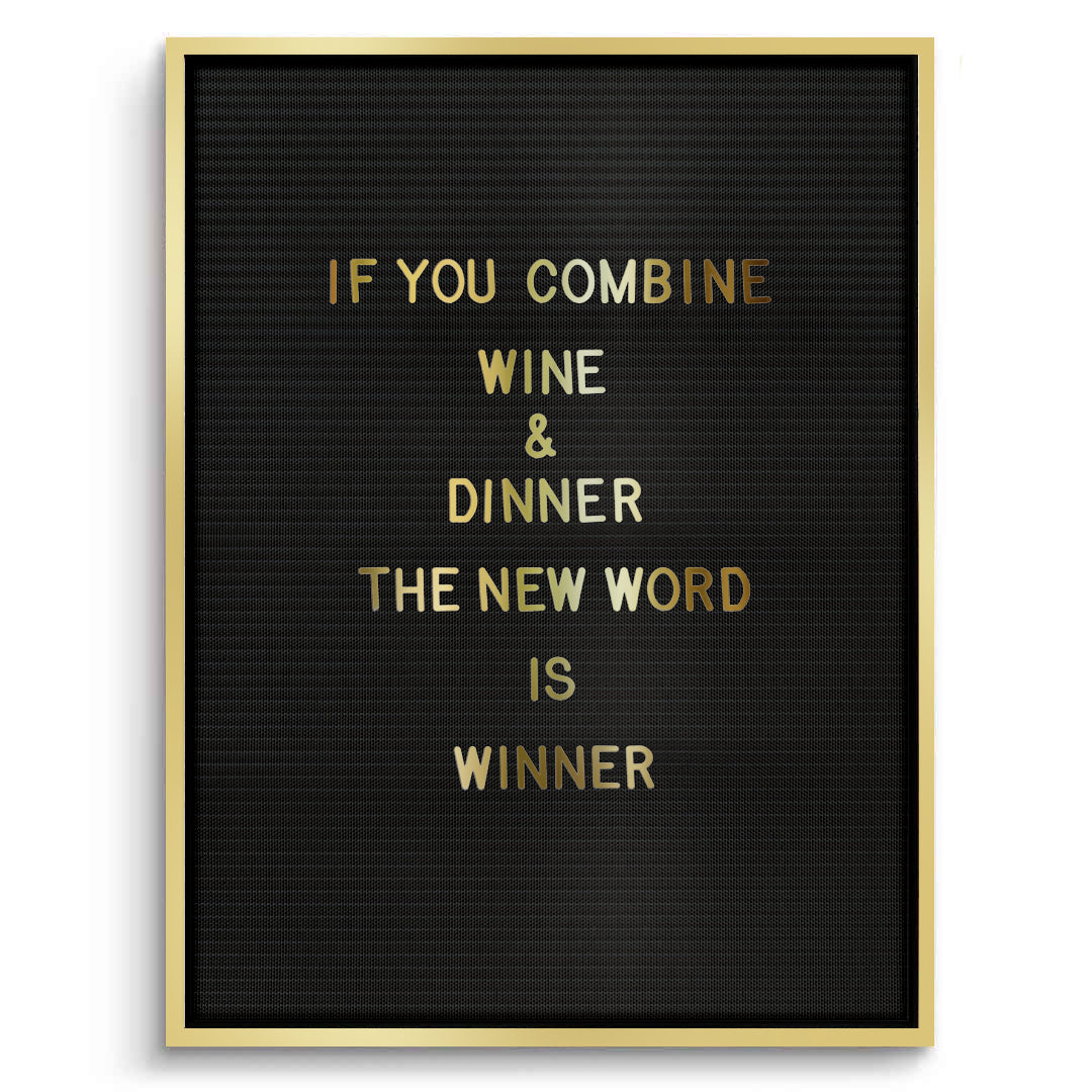 2Winner Wine & Dinner - Canvas
