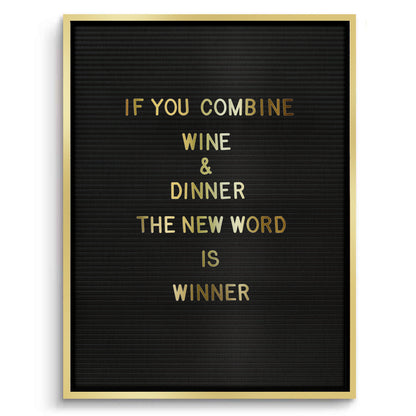 Winner Wine & Dinner - Canvas