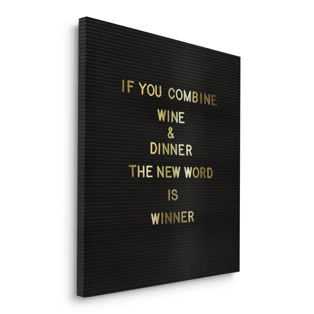2Winner Wine & Dinner - Canvas
