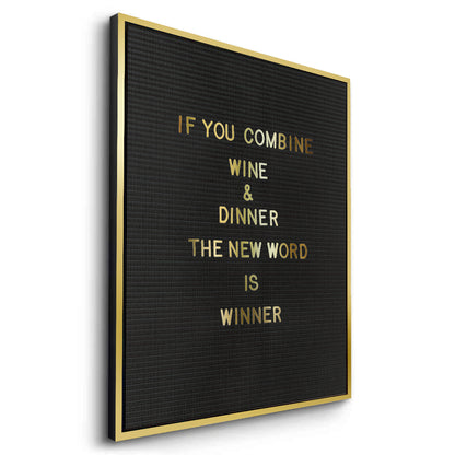 Winner Wine & Dinner - Canvas