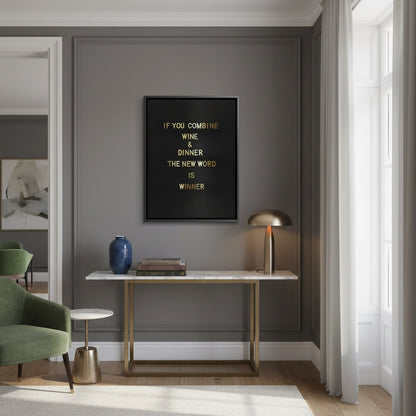 Winner Wine & Dinner - Canvas