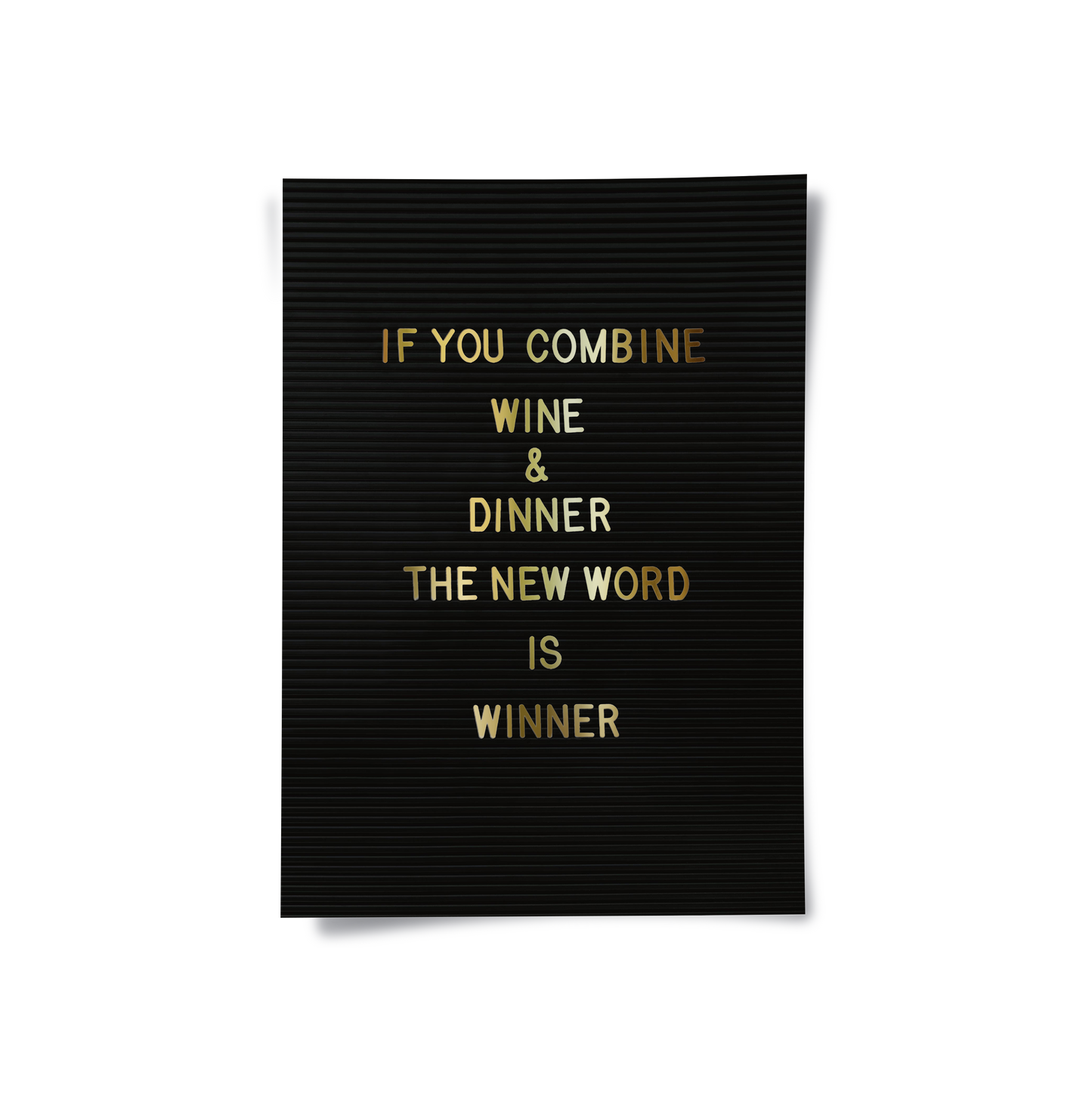 2Winner Wine & Dinner - Poster