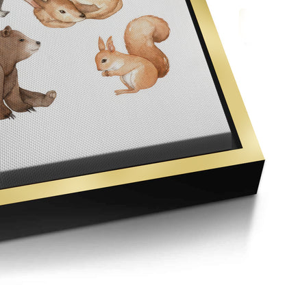 Woodland Animals - Canvas