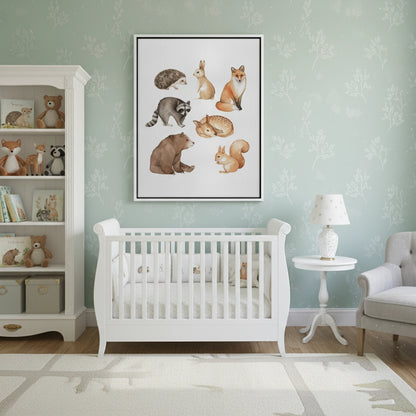 Woodland Animals - Canvas