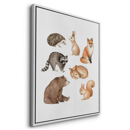Woodland Animals - Canvas