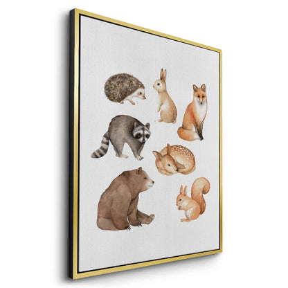 Woodland Animals - Canvas
