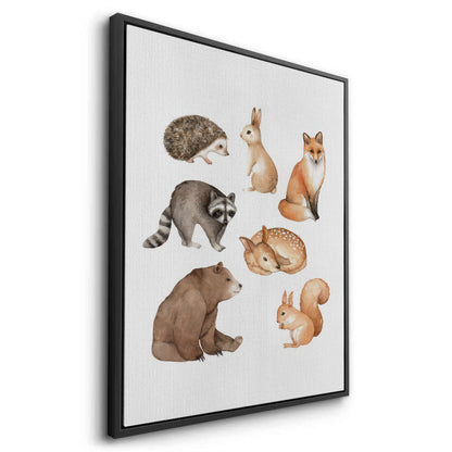Woodland Animals - Canvas