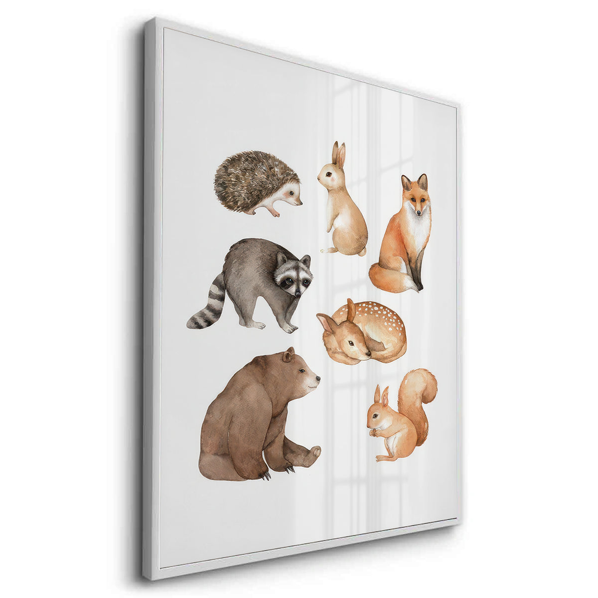 Woodland Animals - Fine Art - Jasmineart.ae