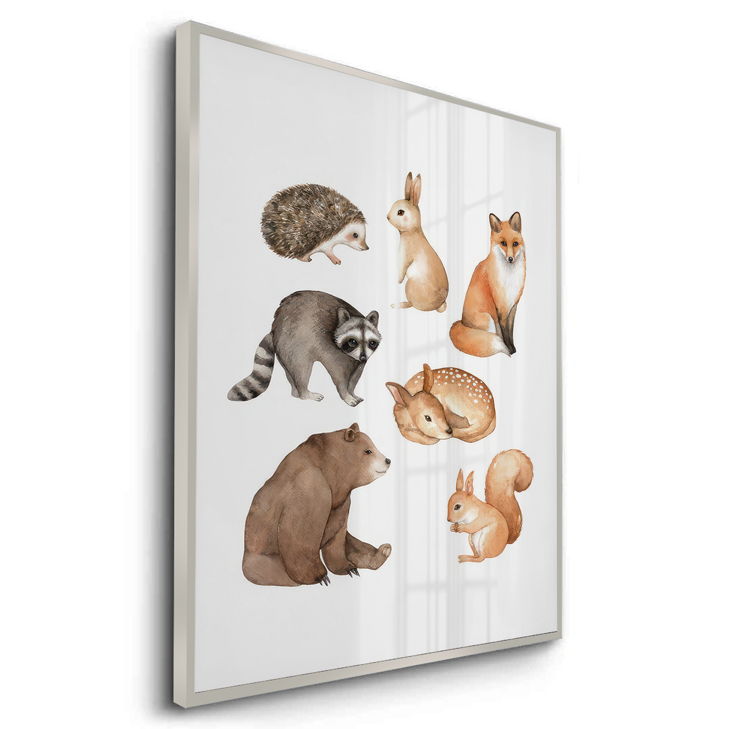 2Woodland Animals - Fine Art
