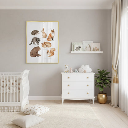 Woodland Animals - Fine Art